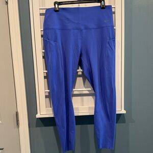 Nike Vibrant Blue Athletic Leggings